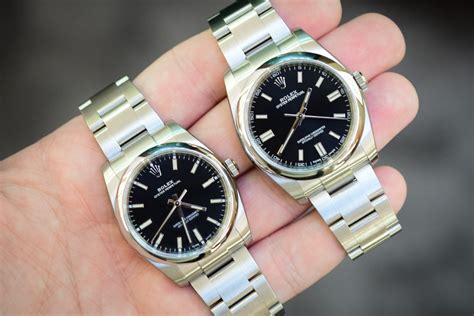 rolex 36mm vs 39mm|rolex oyster perpetual datejust 34.